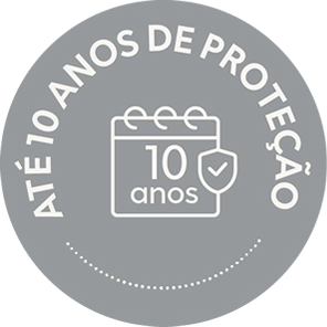 Até 10 anos de proteção